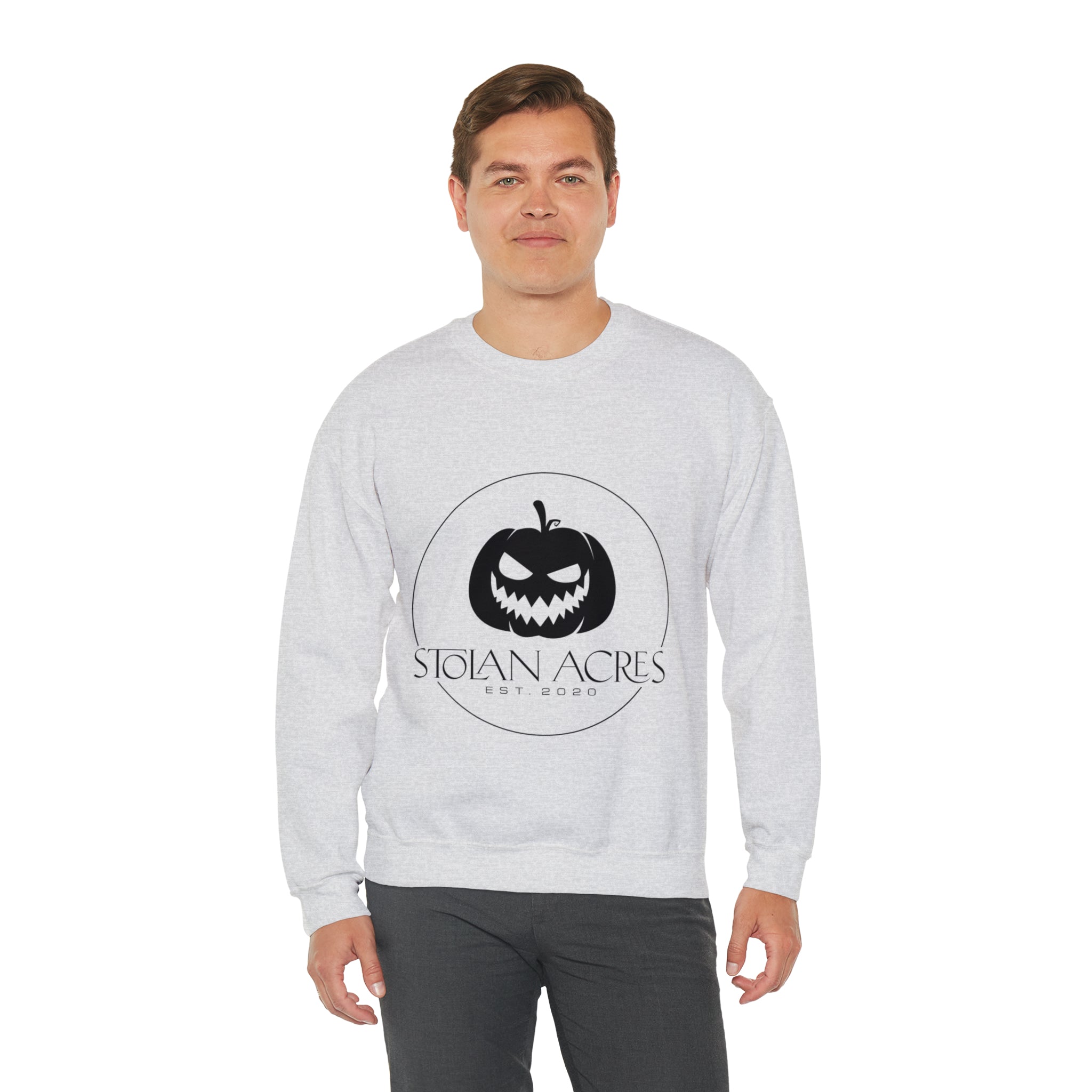 Stolan Acres Jack-O-Lantern Crewneck Sweatshirt