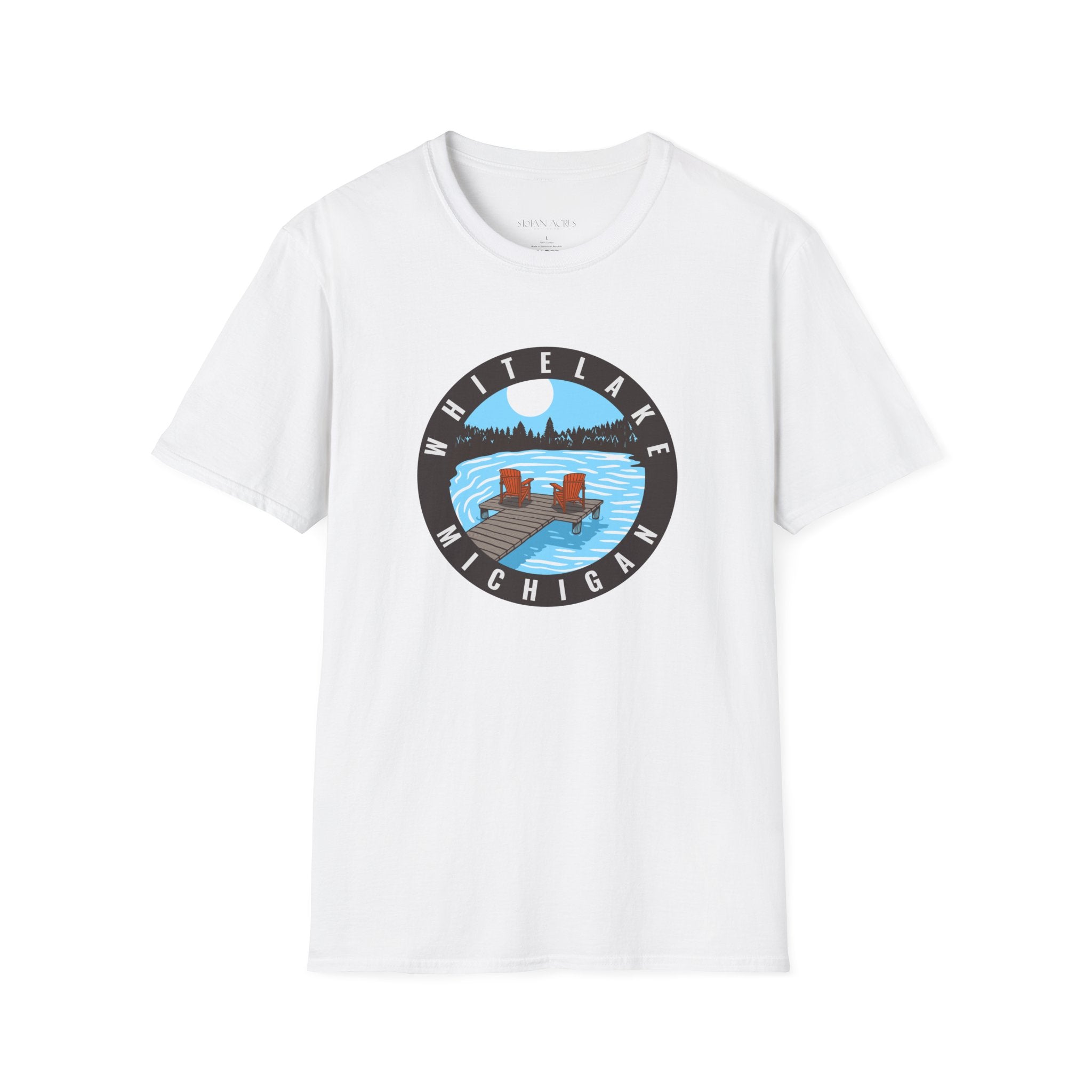 White Lake Dock | Unisex Softstyle T-Shirt