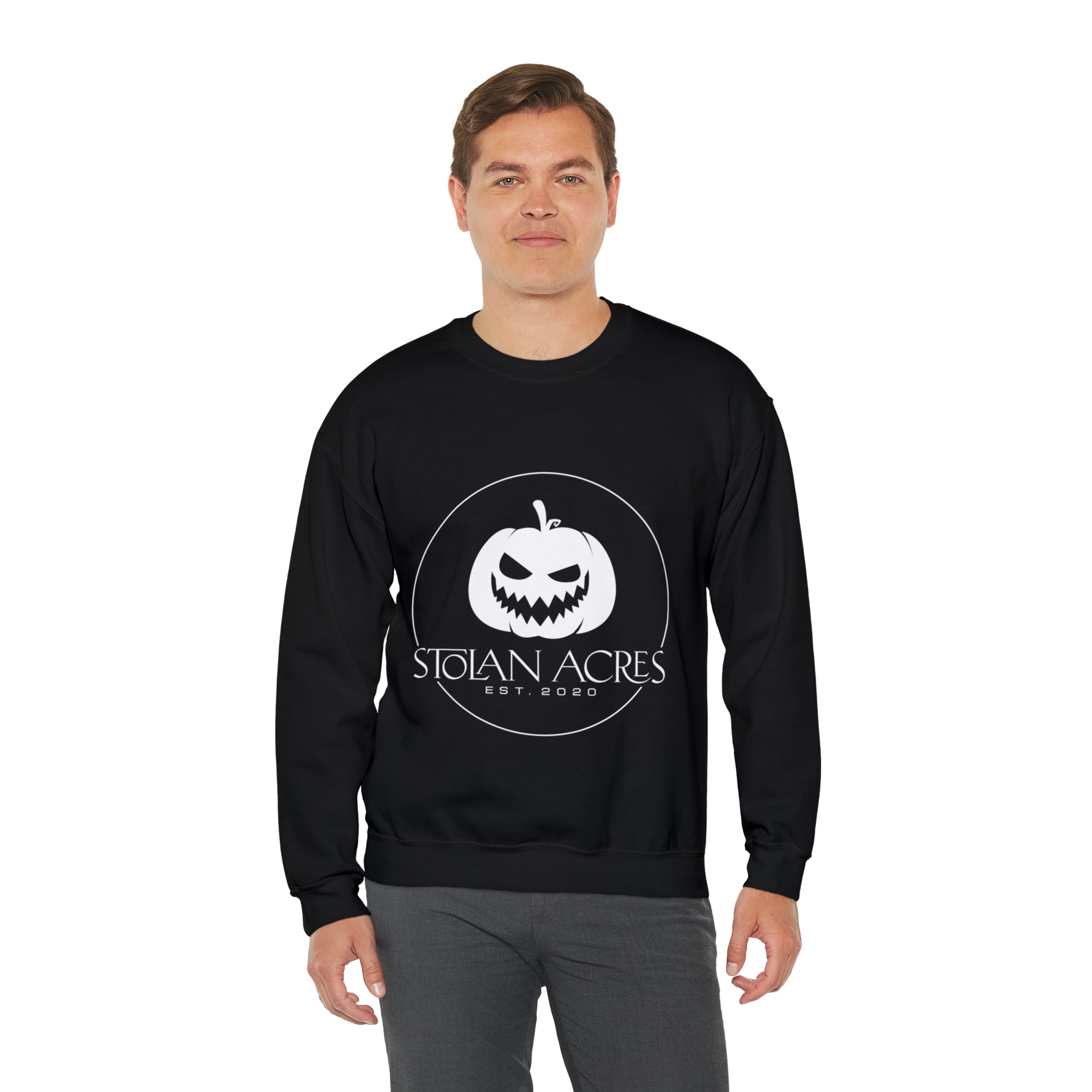 Stolan Acres Jack-O-Lantern Crewneck Sweatshirt