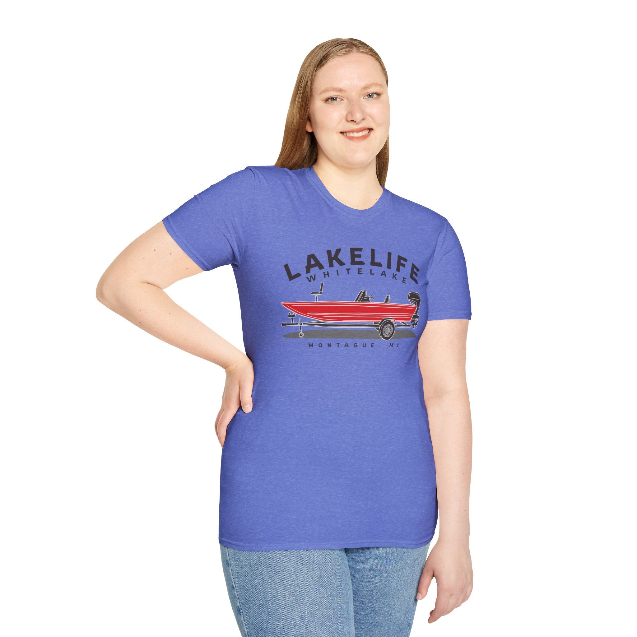 White Lake Fishing | Unisex Softstyle T-Shirt
