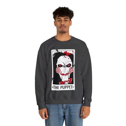 The Puppet Tarot Card Crewneck Sweatshirt