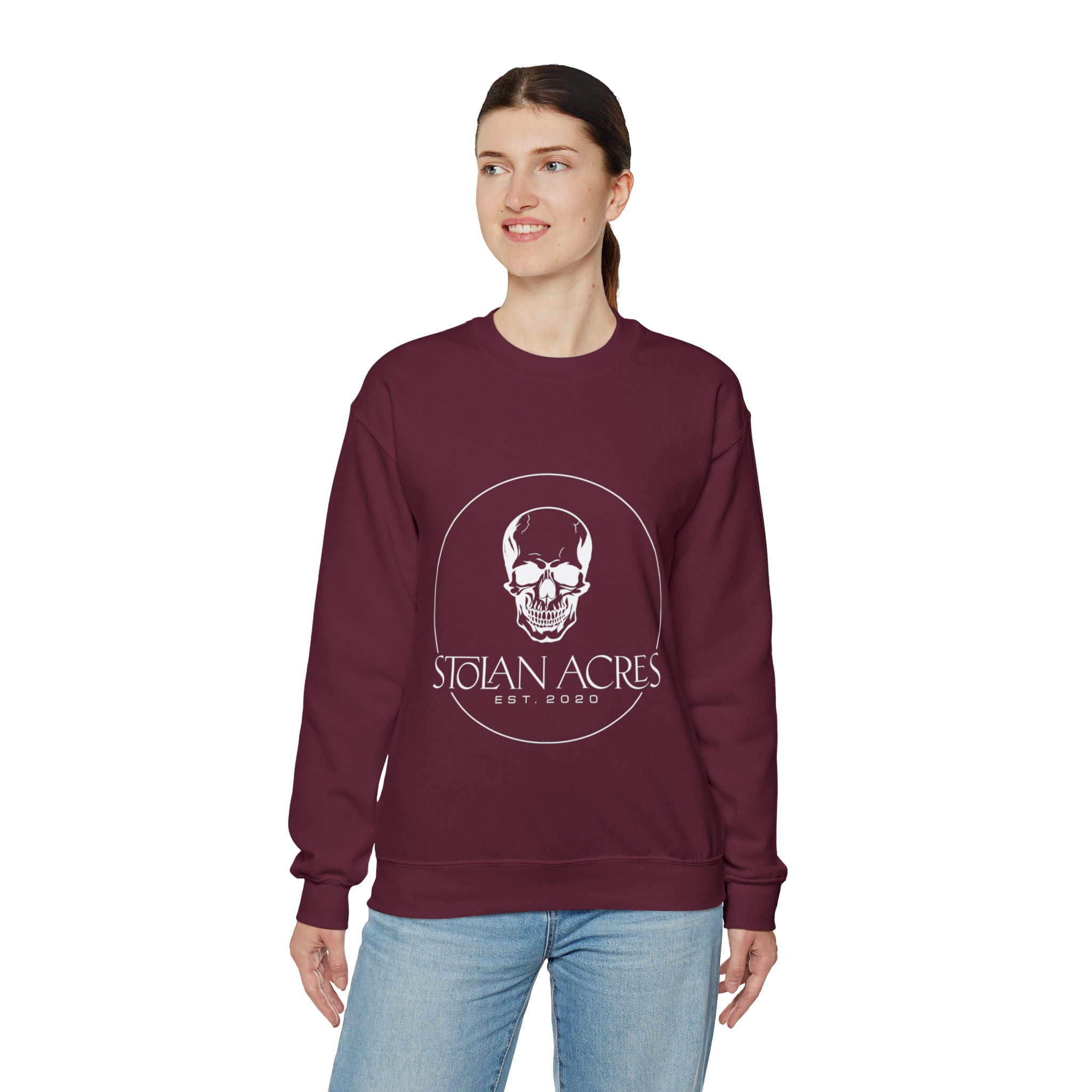 Stolan Acres Skull Crewneck Sweatshirt