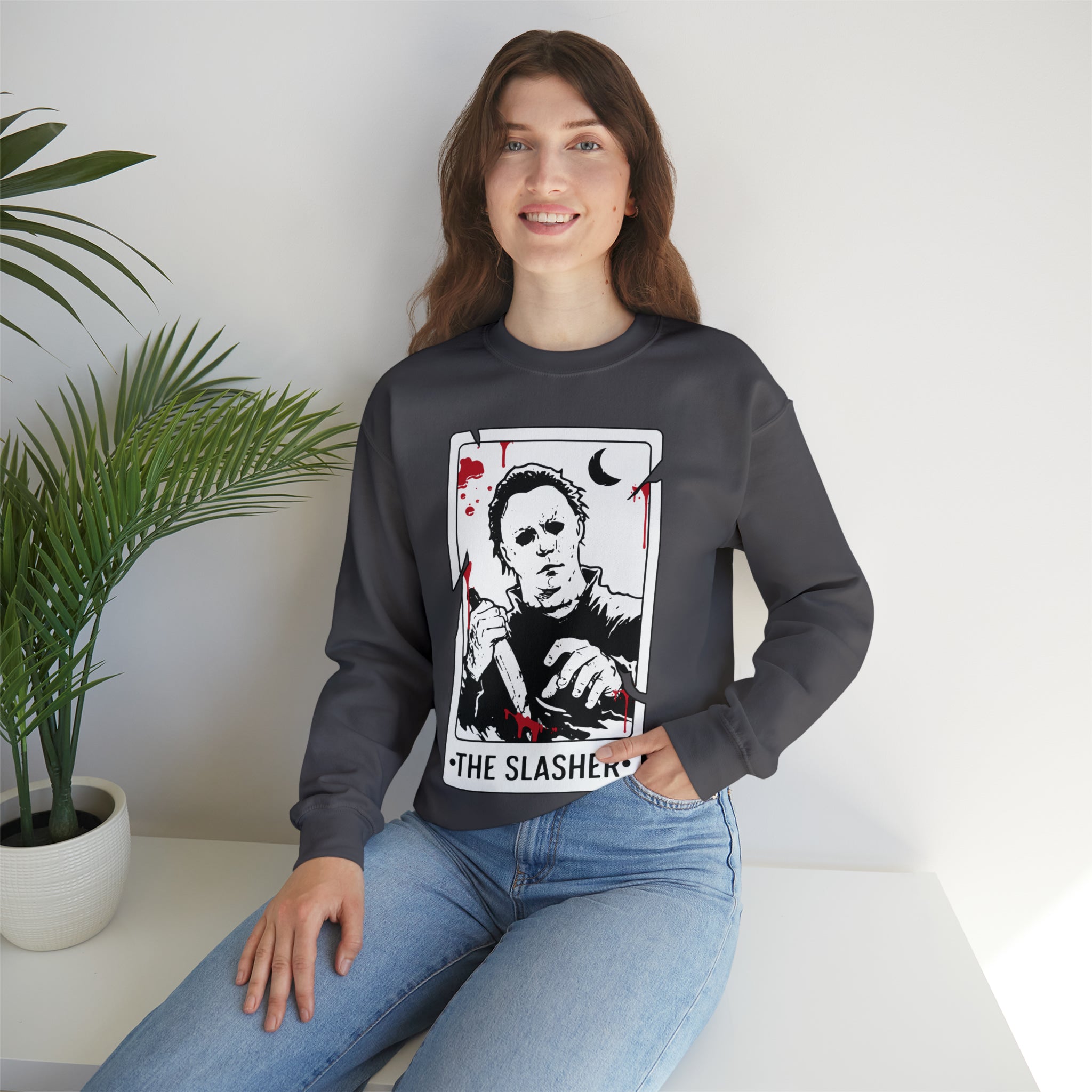 The Slasher Tarot Card Crewneck Sweatshirt
