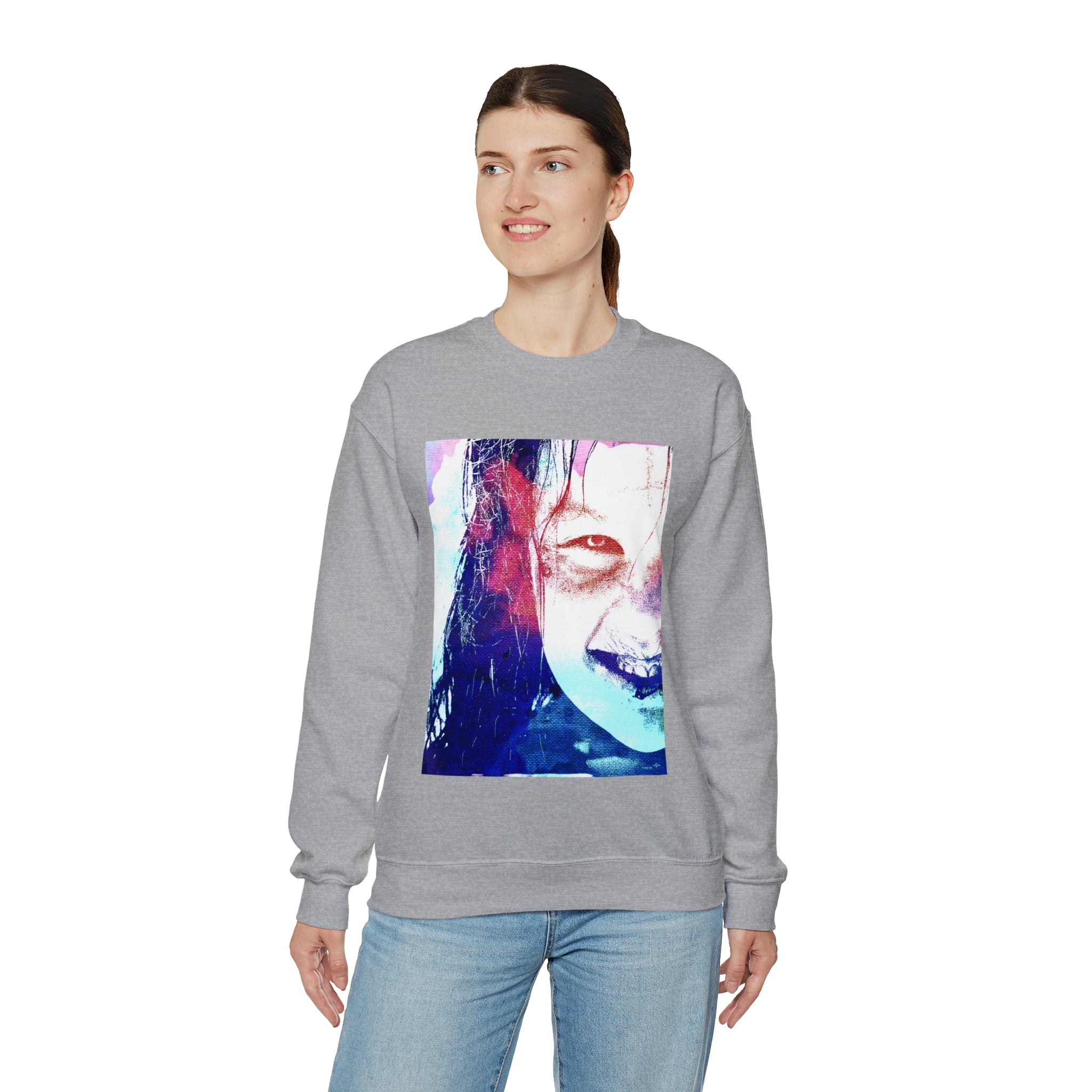 Exorcist Crewneck Sweatshirt (Pink and Navy Variant)