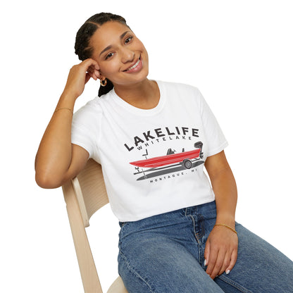 White Lake Fishing | Unisex Softstyle T-Shirt