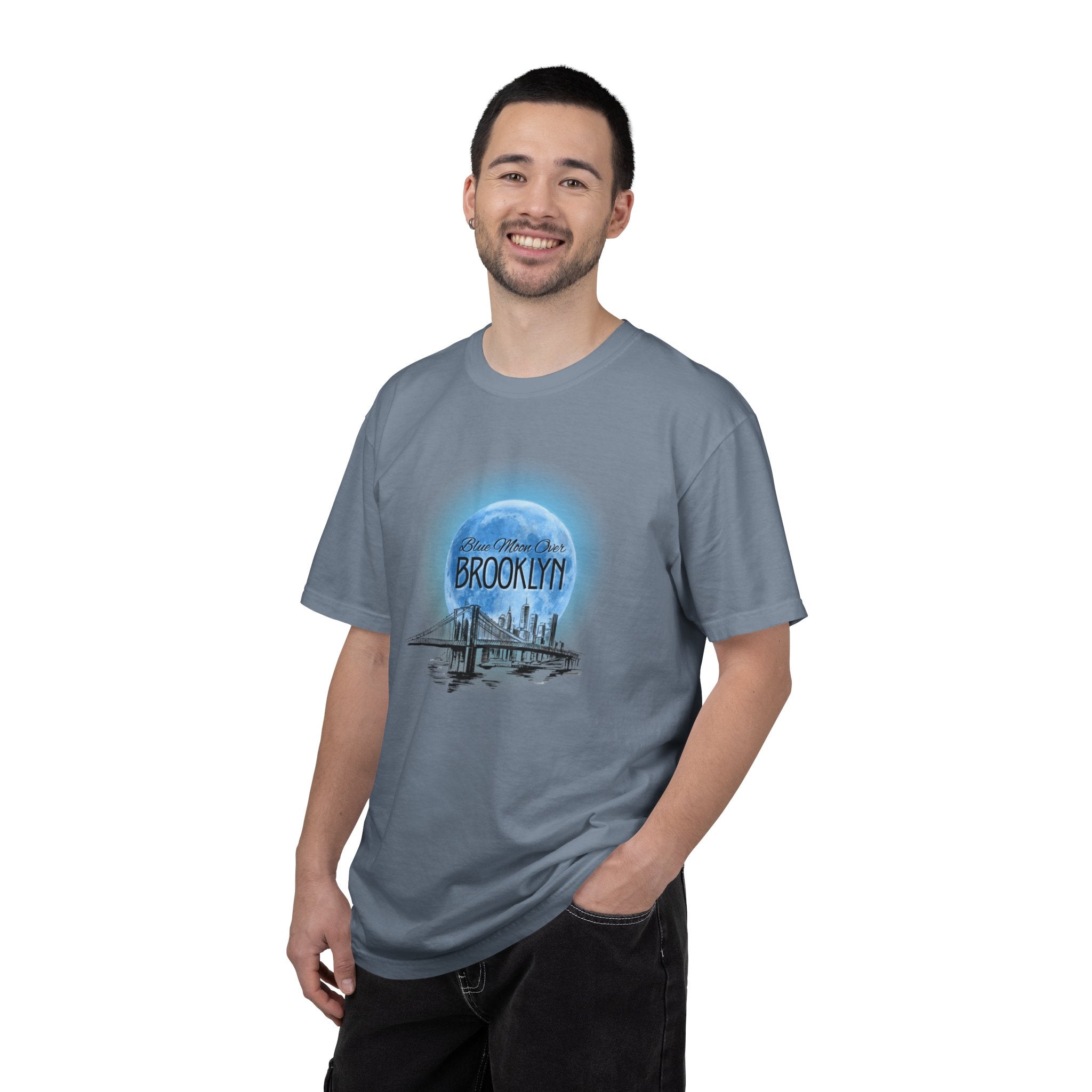 Blue Moon Over Brooklyn Tee – Made for Late Nights & Slow Mornings
