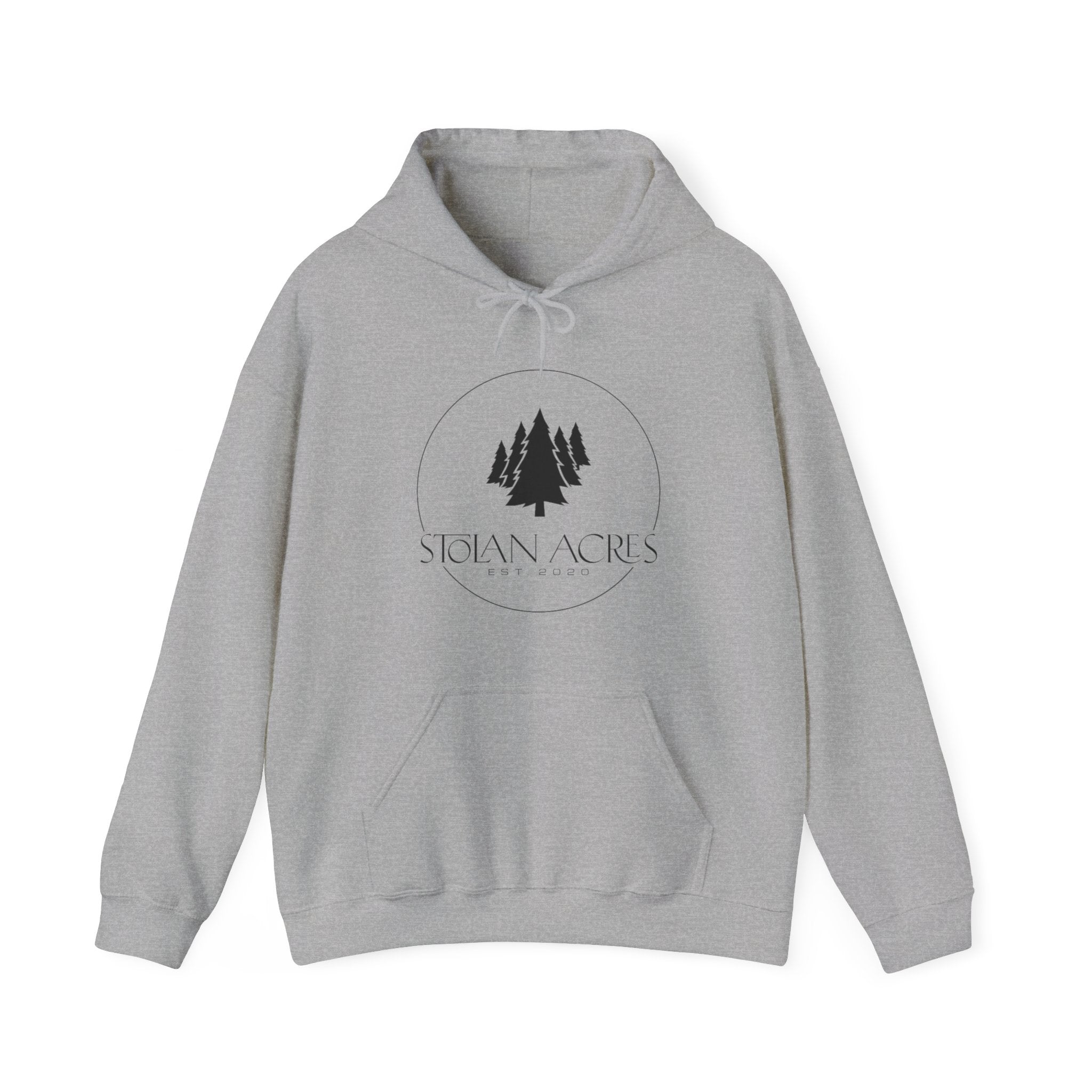 Stolan Acres | Hooded Sweatshirt (Black Logo)