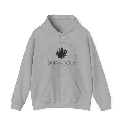 Stolan Acres | Hooded Sweatshirt (Black Logo)