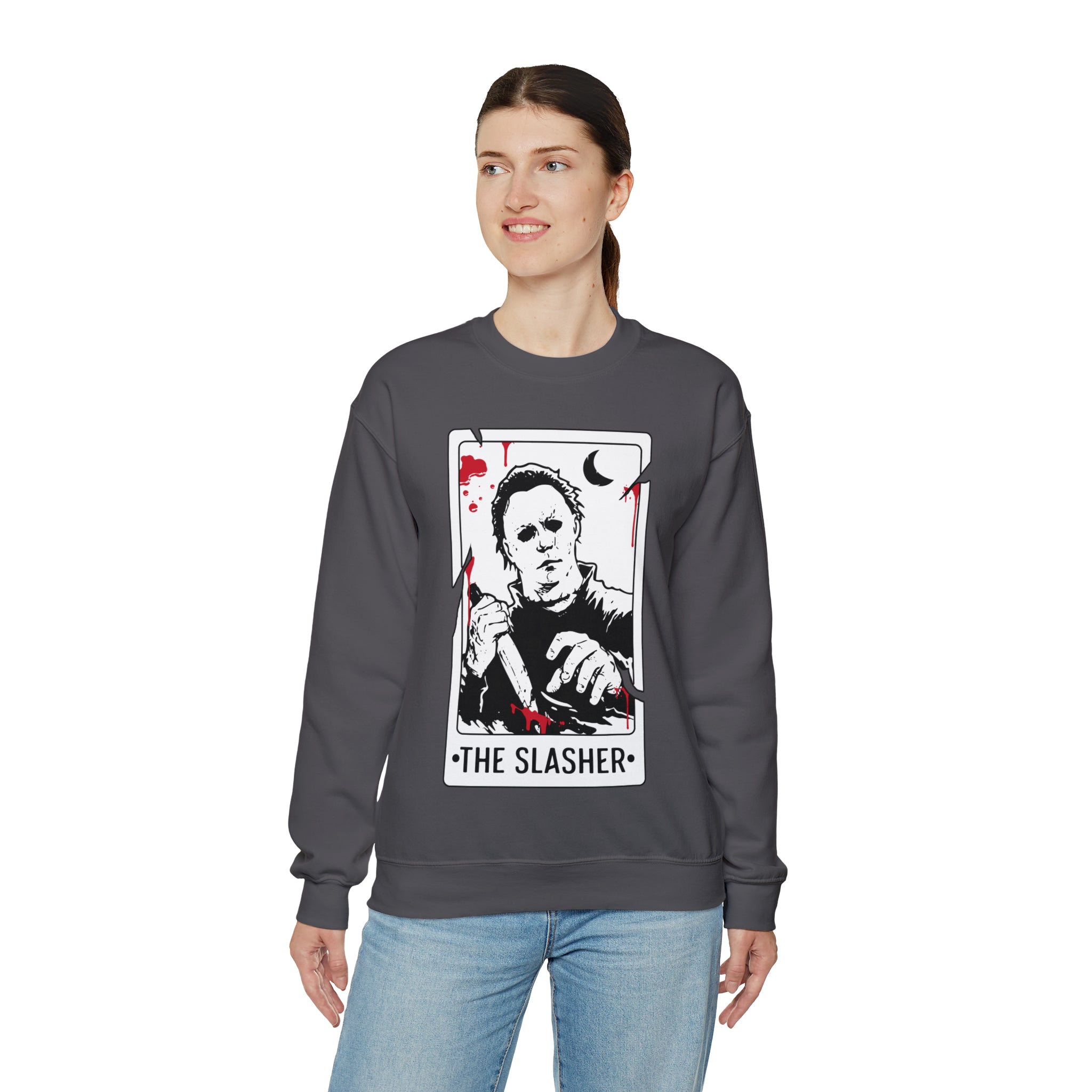 The Slasher Tarot Card Crewneck Sweatshirt