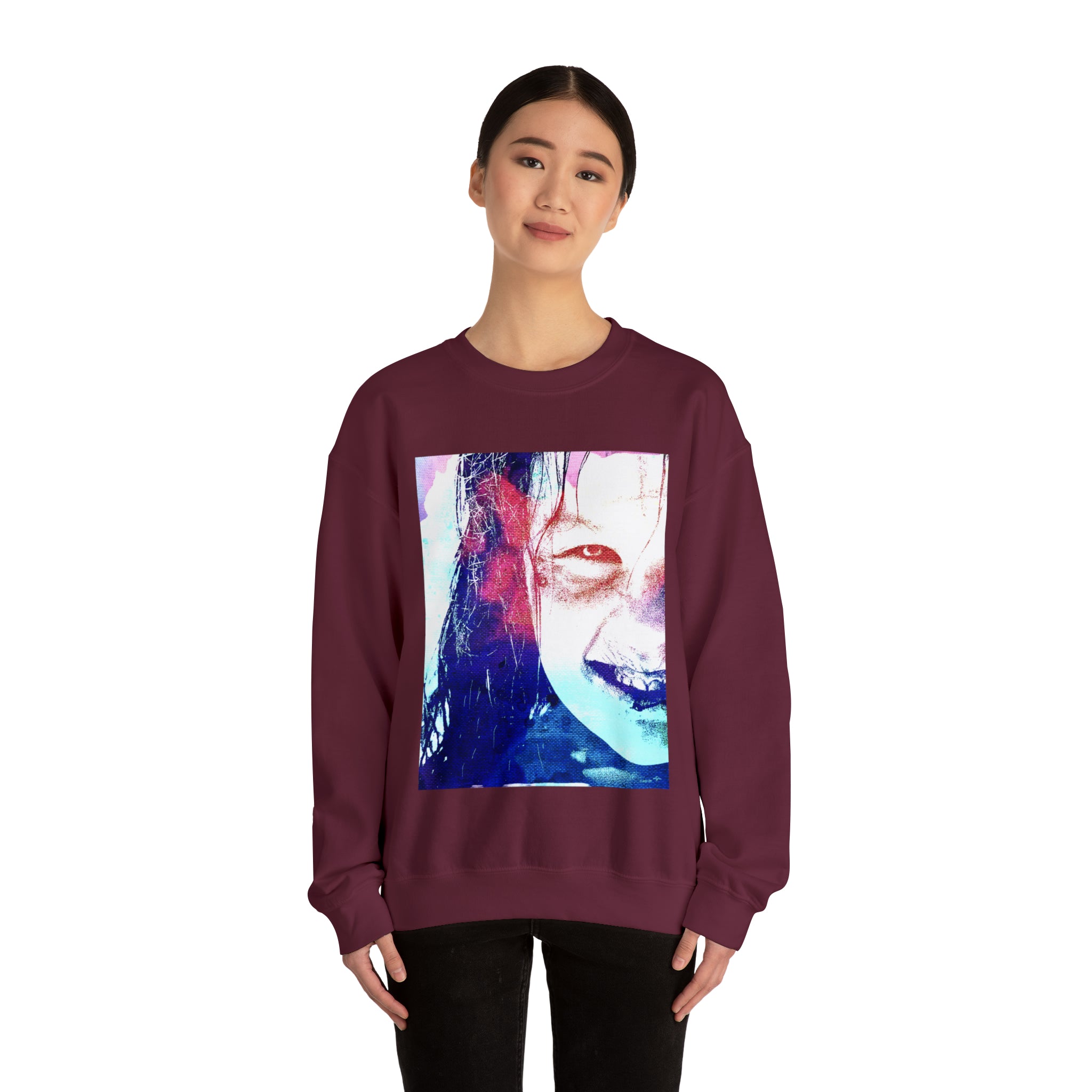 Exorcist Crewneck Sweatshirt (Pink and Navy Variant)