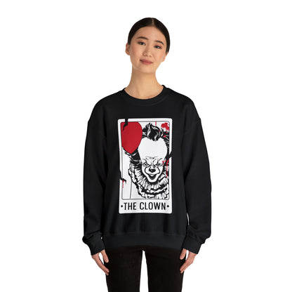 The Clown Tarot Card Crewneck Sweatshirt