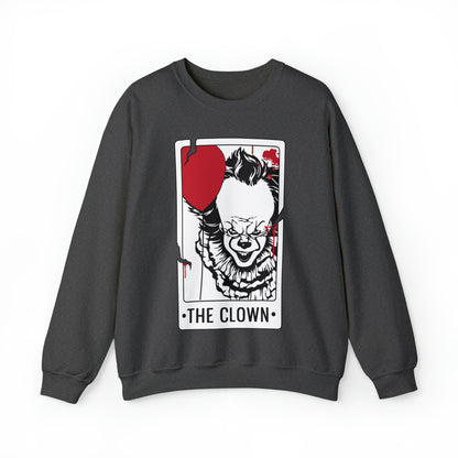 The Clown Tarot Card Crewneck Sweatshirt