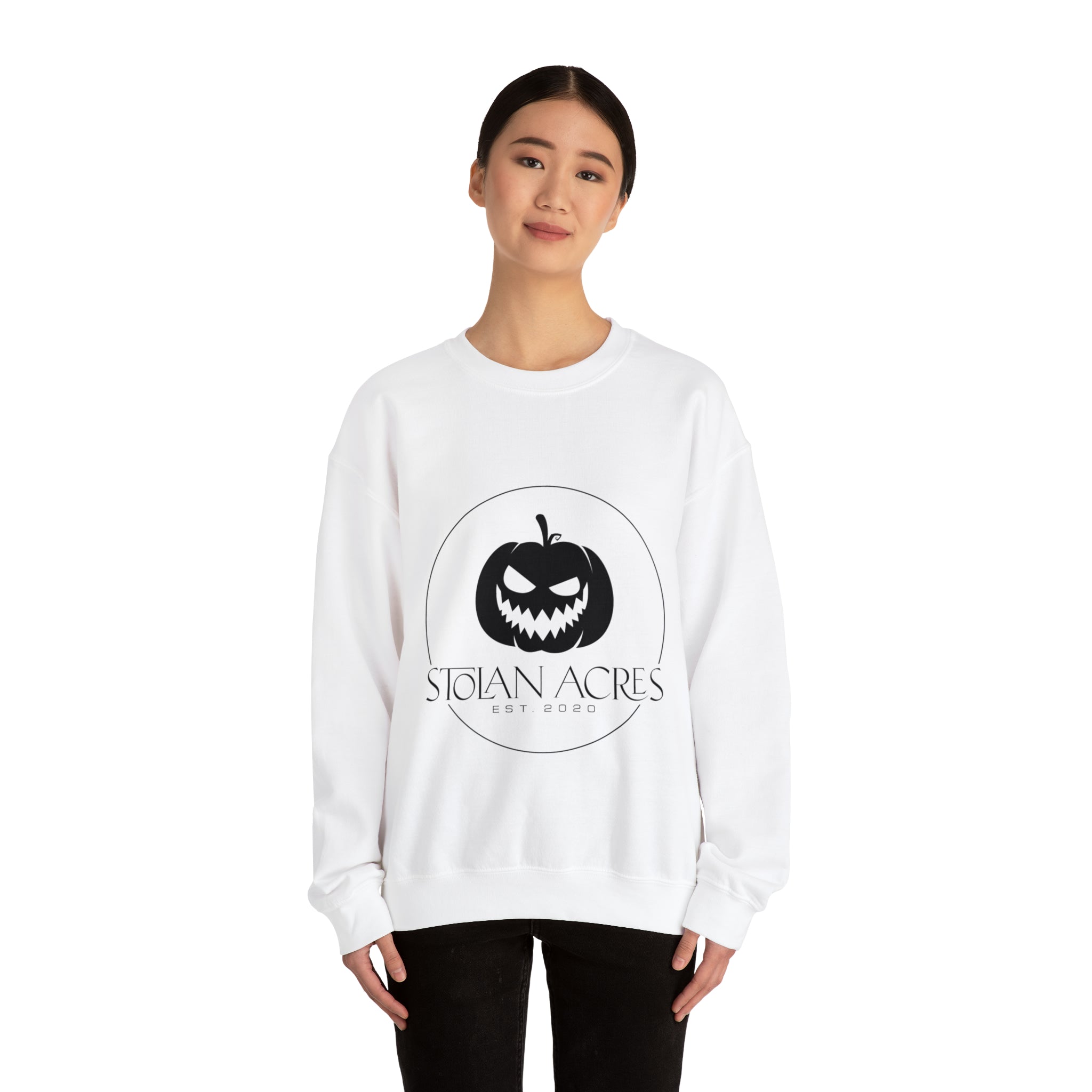 Stolan Acres Jack-O-Lantern Crewneck Sweatshirt