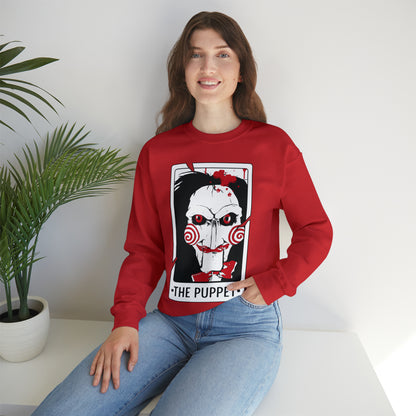 The Puppet Tarot Card Crewneck Sweatshirt