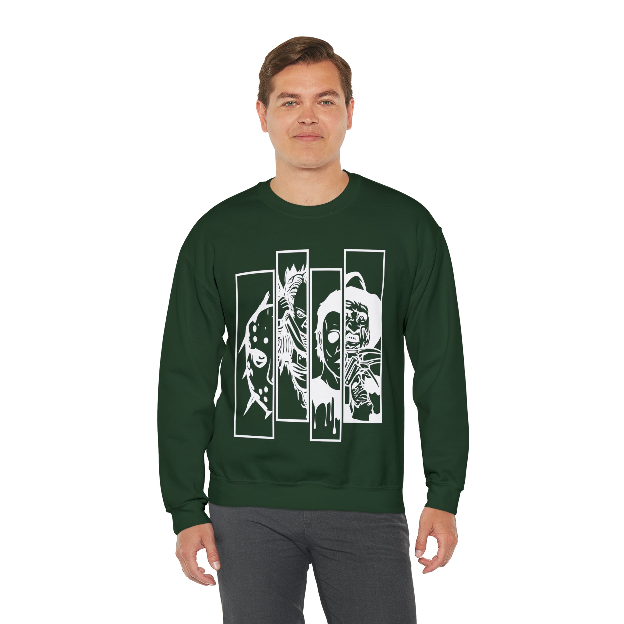 Horror Movie Friends Crewneck Sweatshirt