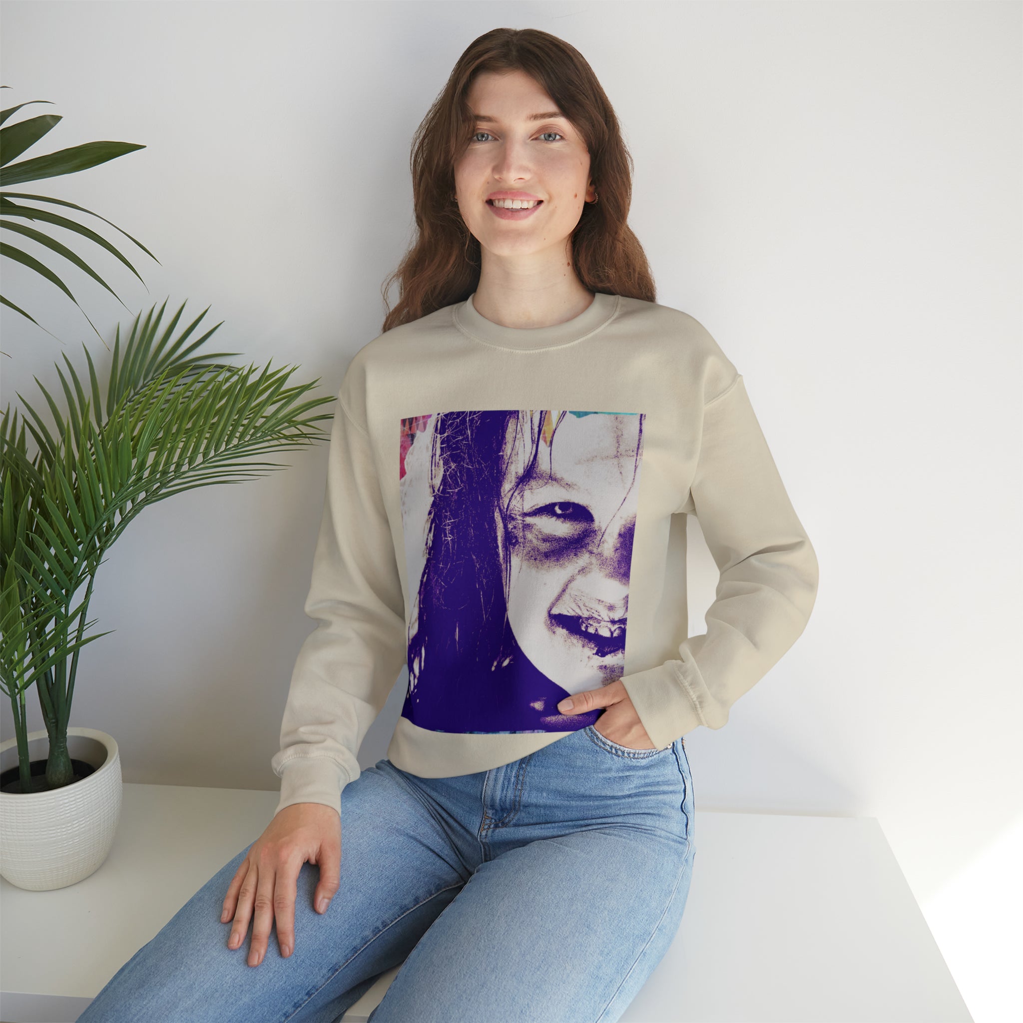 Exorcist Crewneck Sweatshirt (Purple Variant)