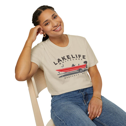 White Lake Fishing | Unisex Softstyle T-Shirt
