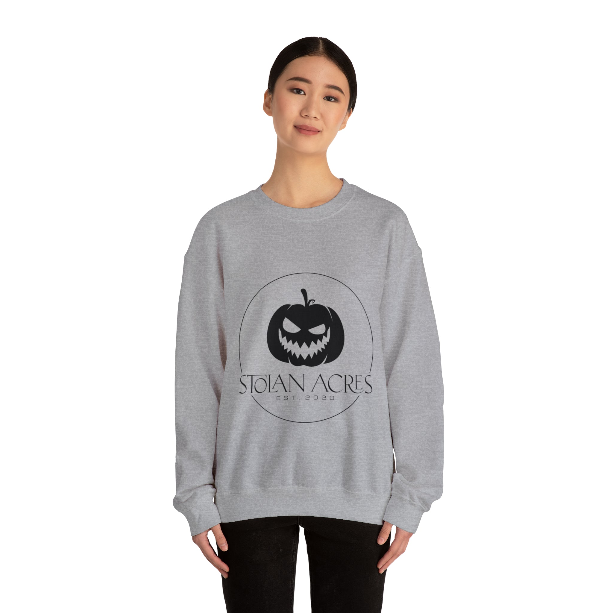 Stolan Acres Jack-O-Lantern Crewneck Sweatshirt