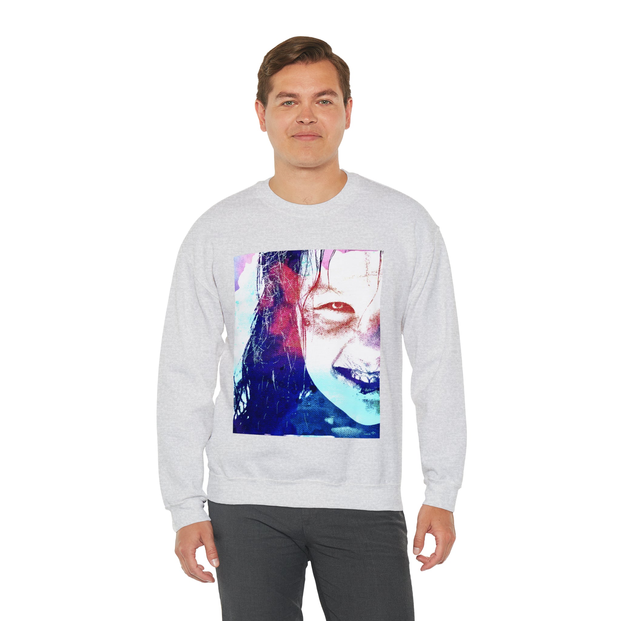 Exorcist Crewneck Sweatshirt (Pink and Navy Variant)