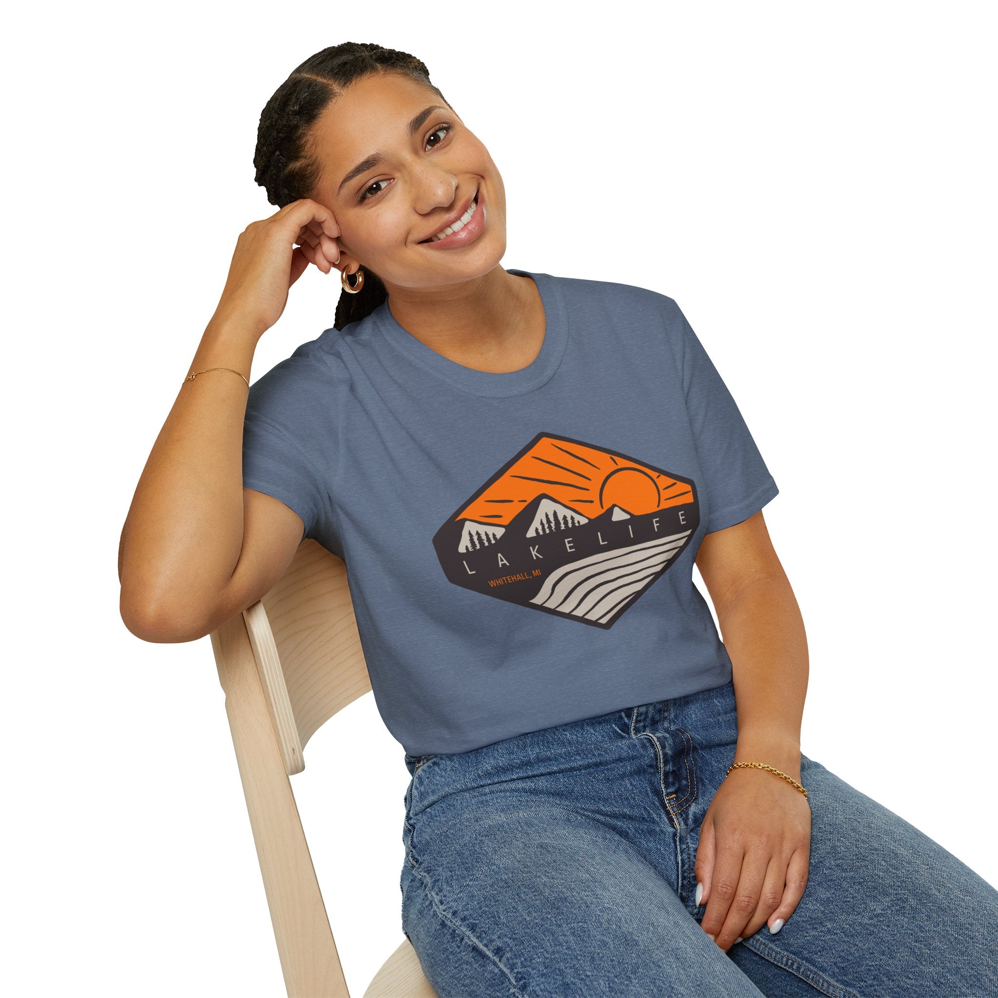 Orange Bluffs | Unisex Softstyle T-Shirt