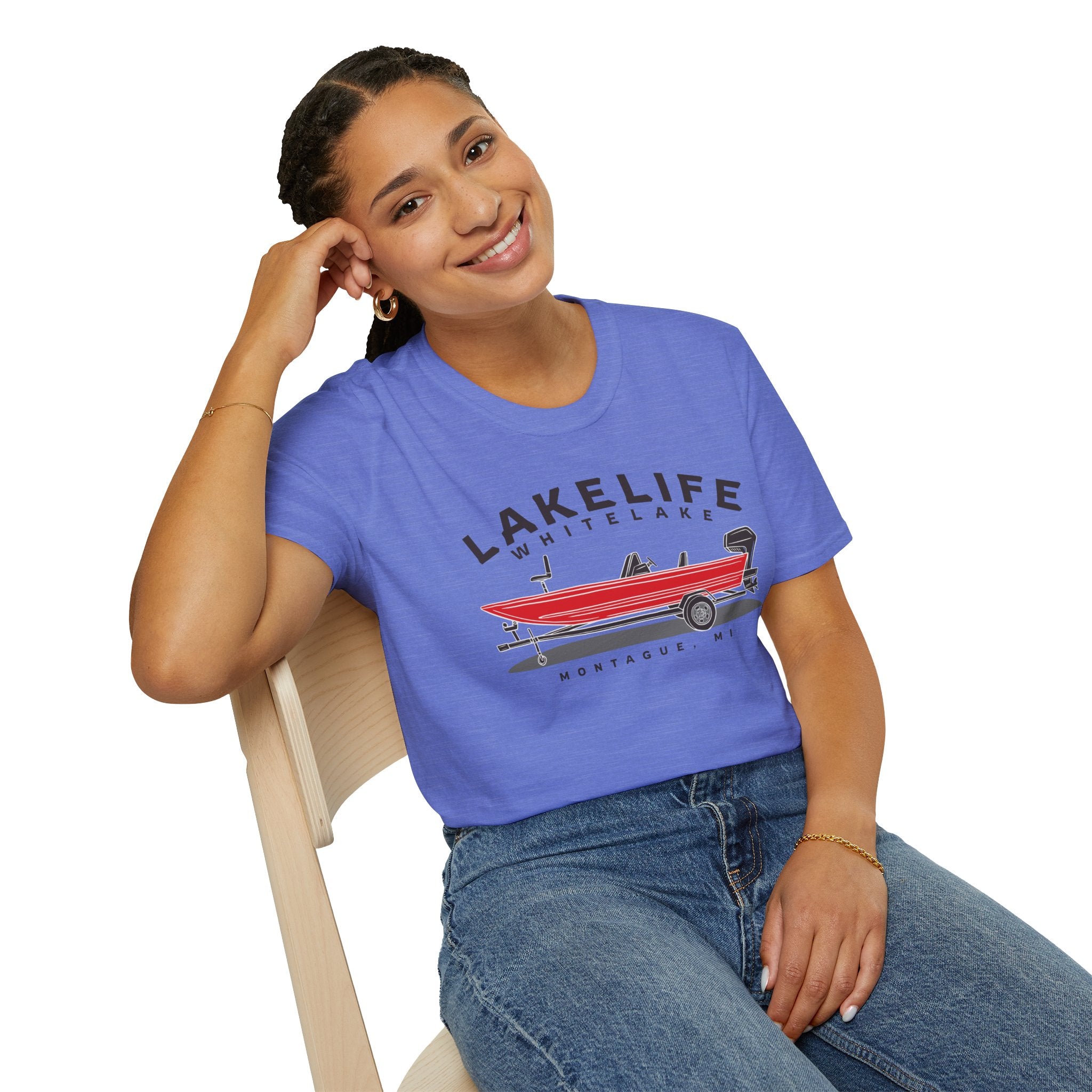 White Lake Fishing | Unisex Softstyle T-Shirt