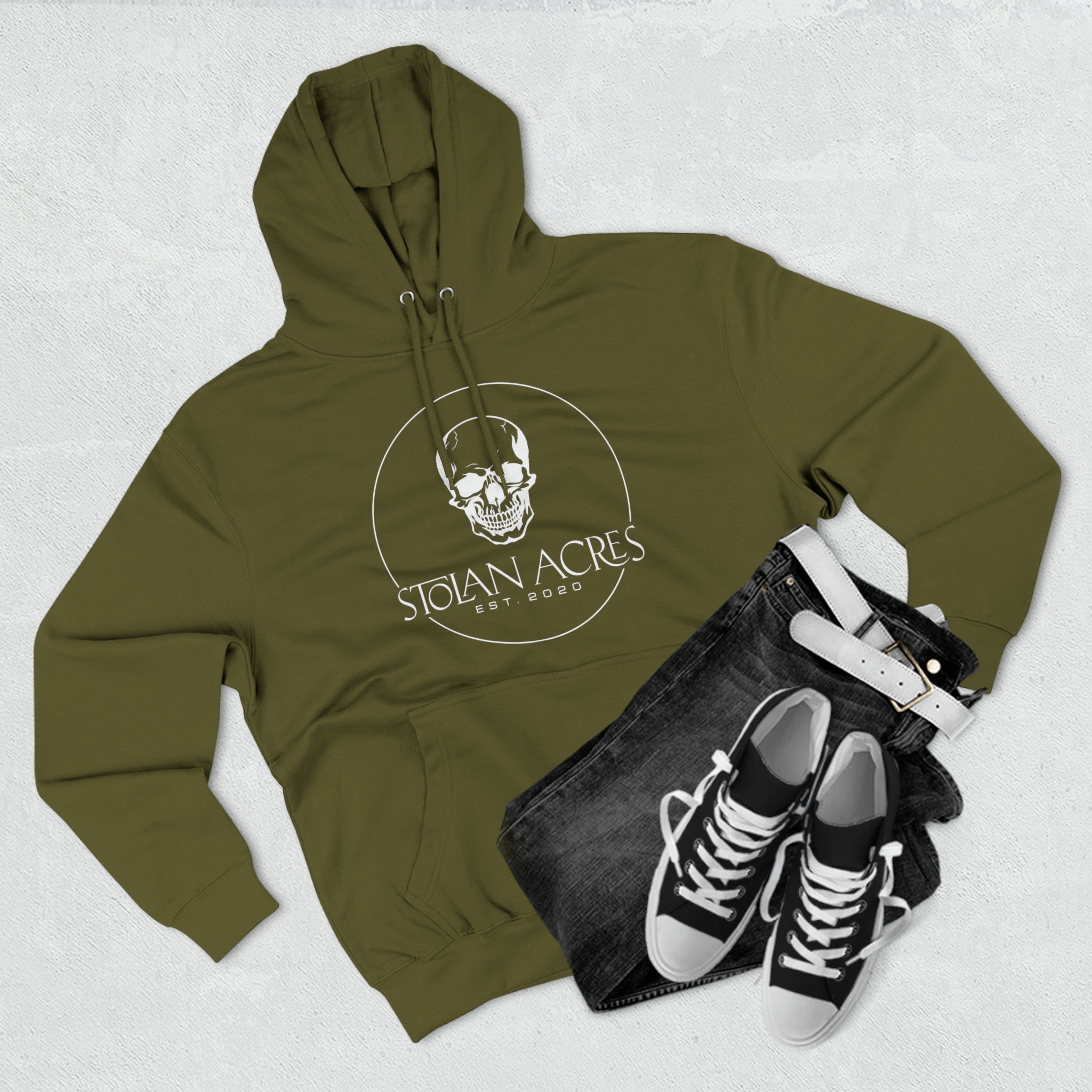 Stolan Acres Skull Hoodie