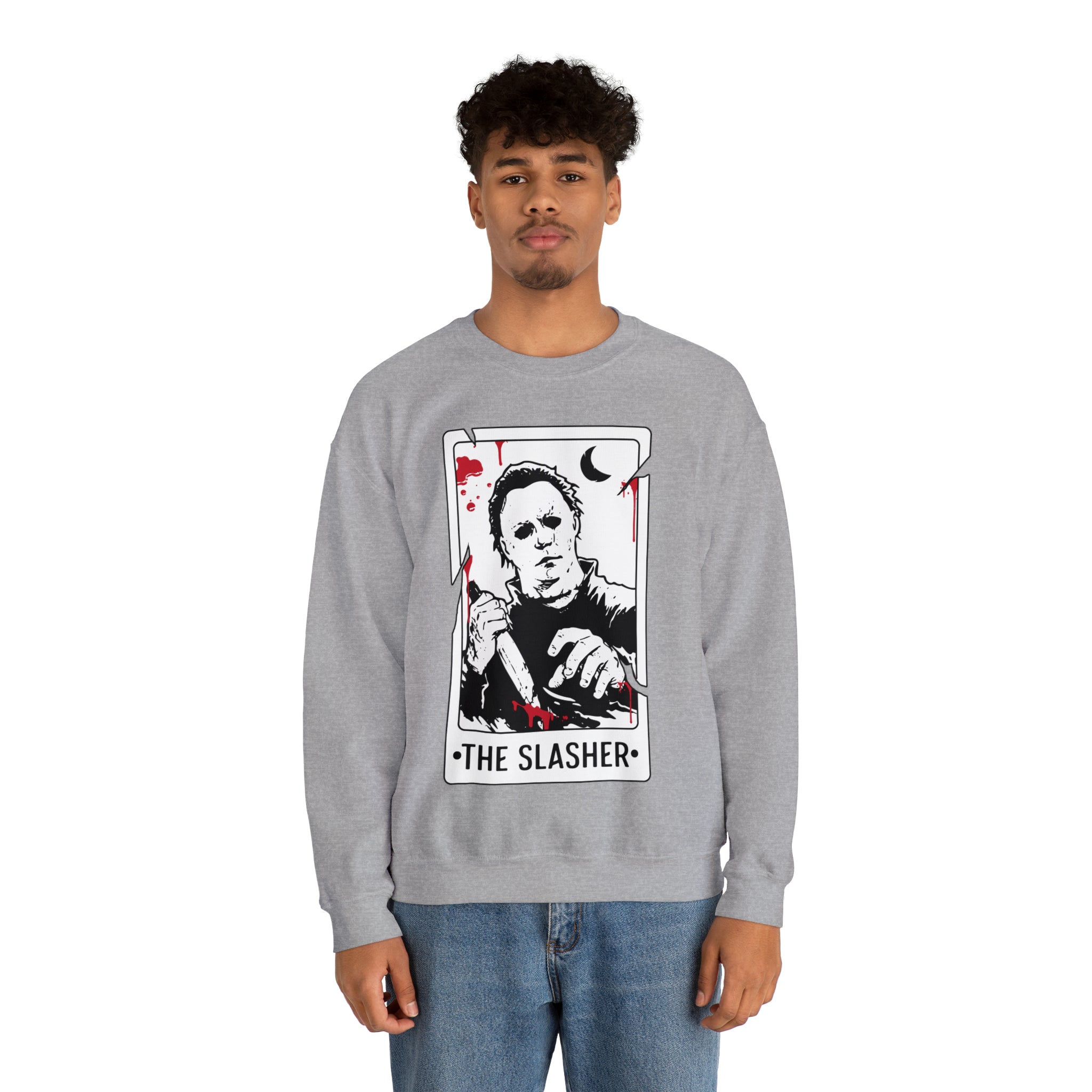 The Slasher Tarot Card Crewneck Sweatshirt