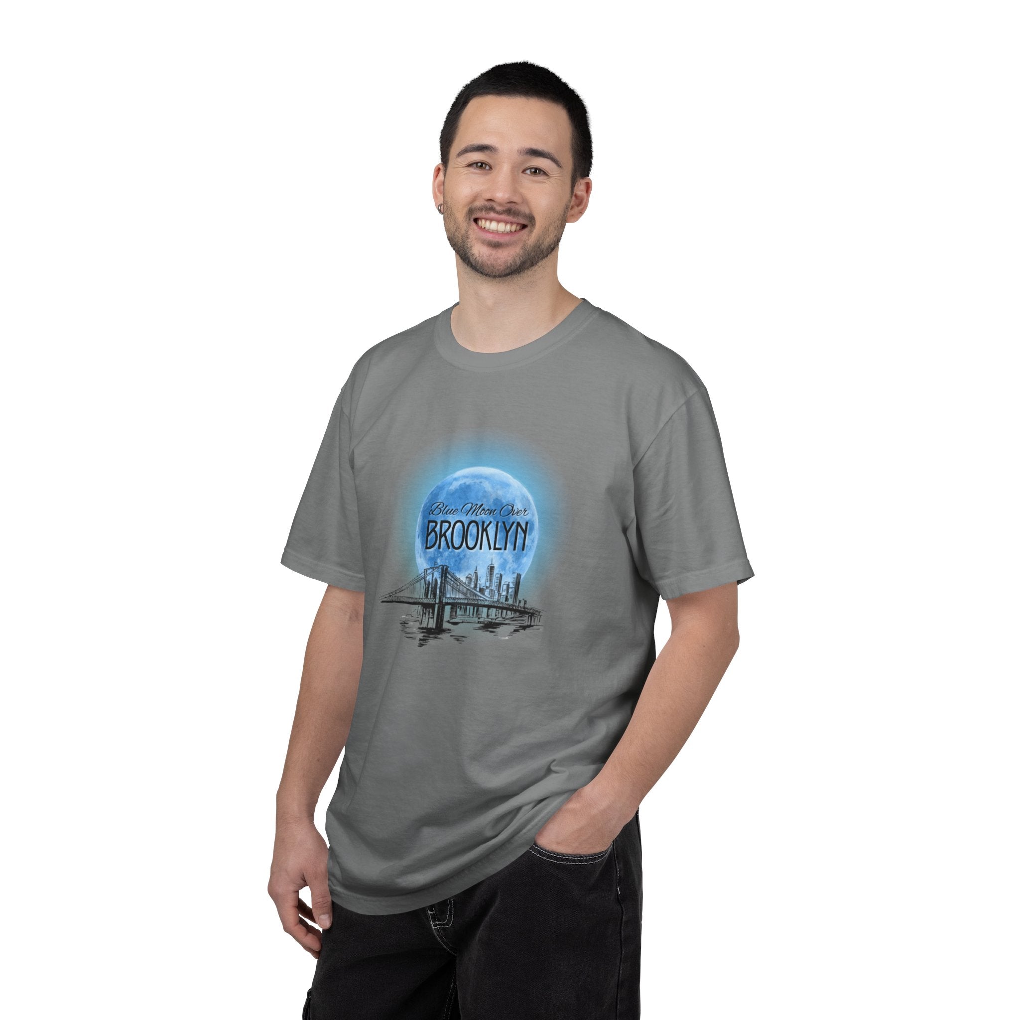 Blue Moon Over Brooklyn Tee – Made for Late Nights & Slow Mornings