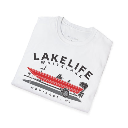 White Lake Fishing | Unisex Softstyle T-Shirt
