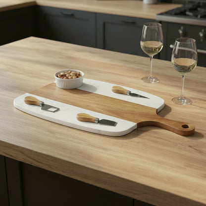 Marble Serving Board Set