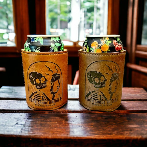 NGB- Leather Can Koozie