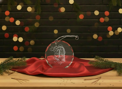 Holiday Glass Ornament