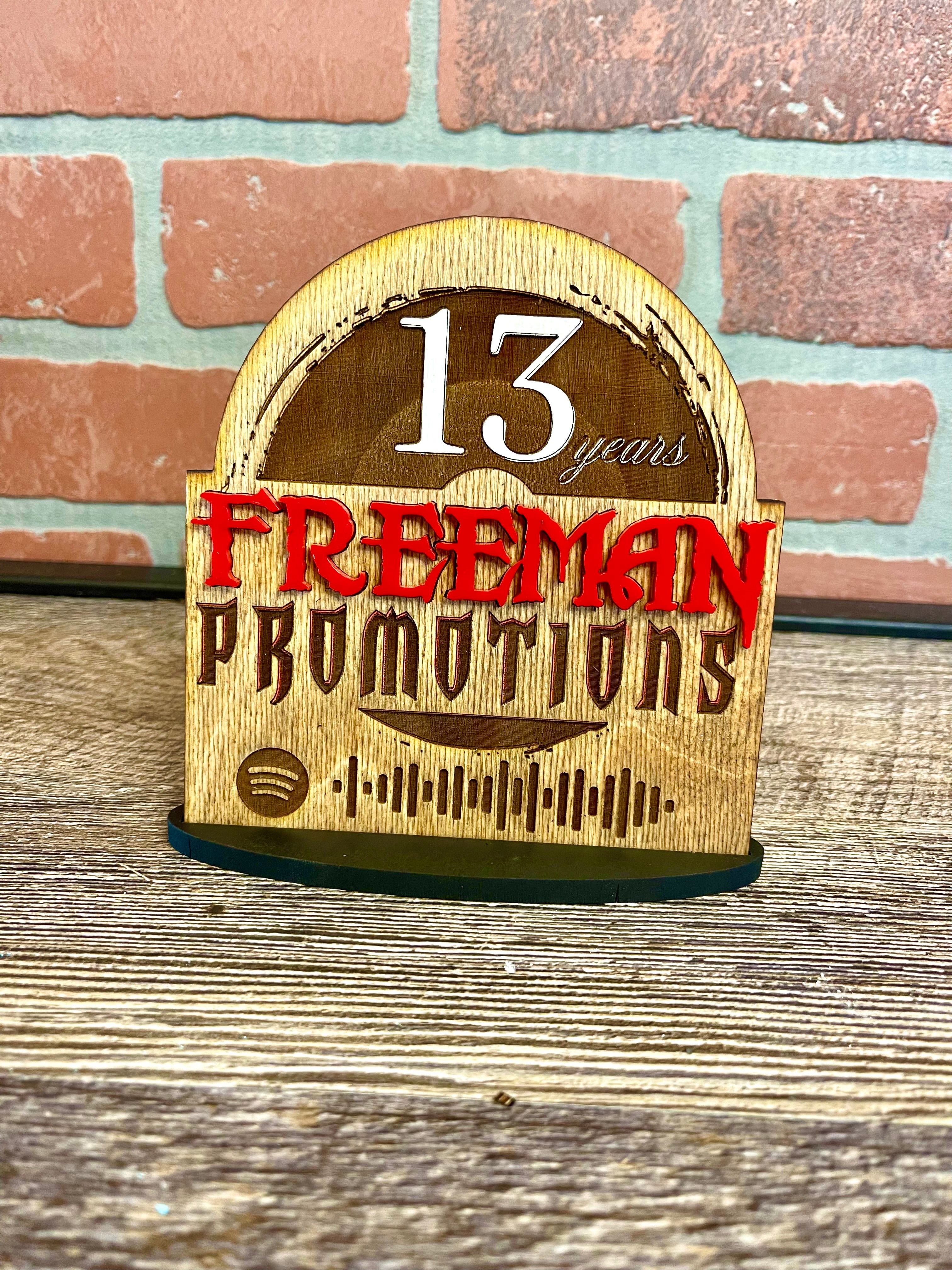 Freeman Promotions 13 Years - 50% Deposit (remaining)