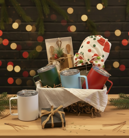 The Cabin Cocoa Holiday Basket