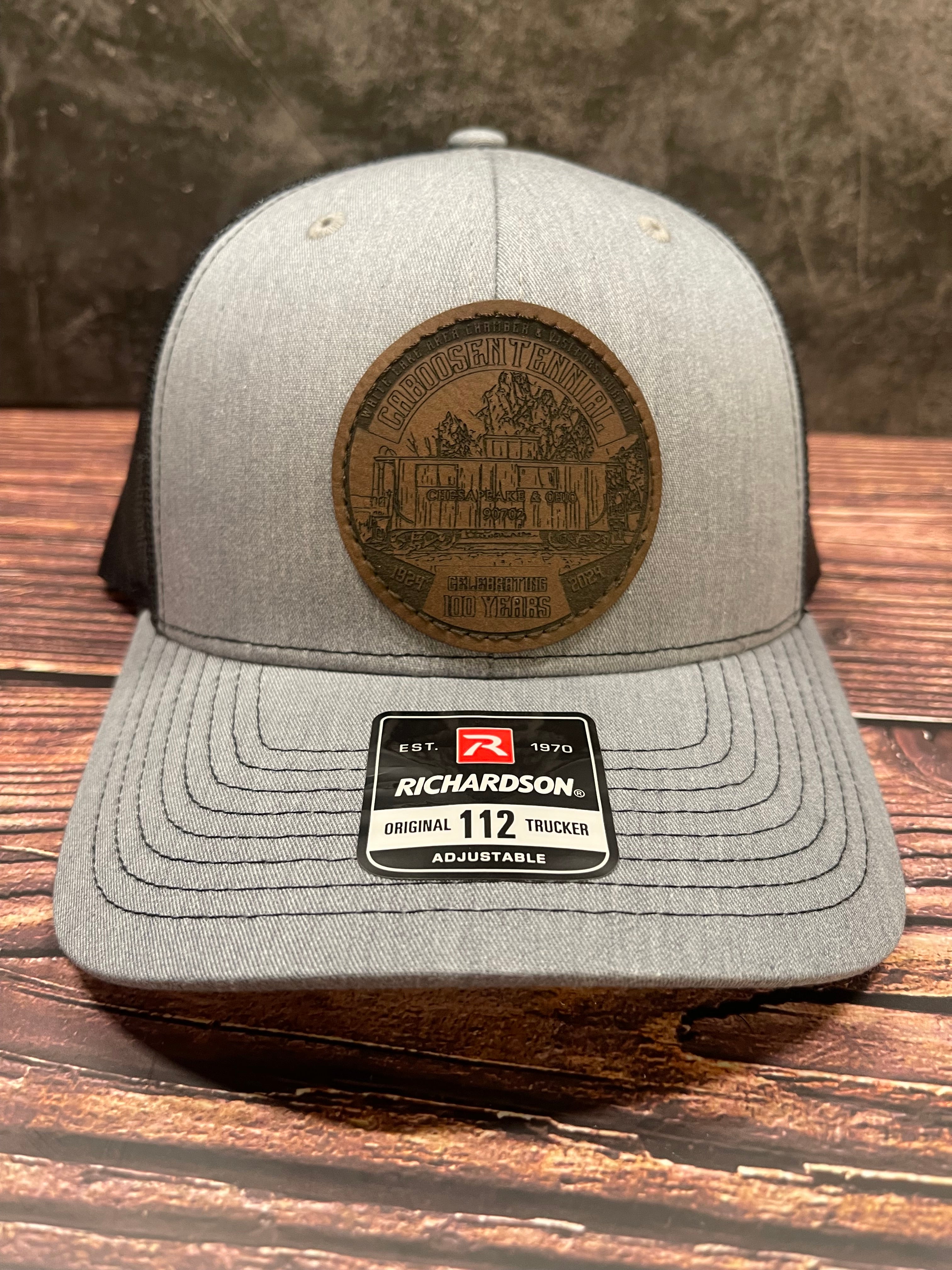 White Lake Caboosentennial - Richardson 112 Trucker Leather Patch Snapback