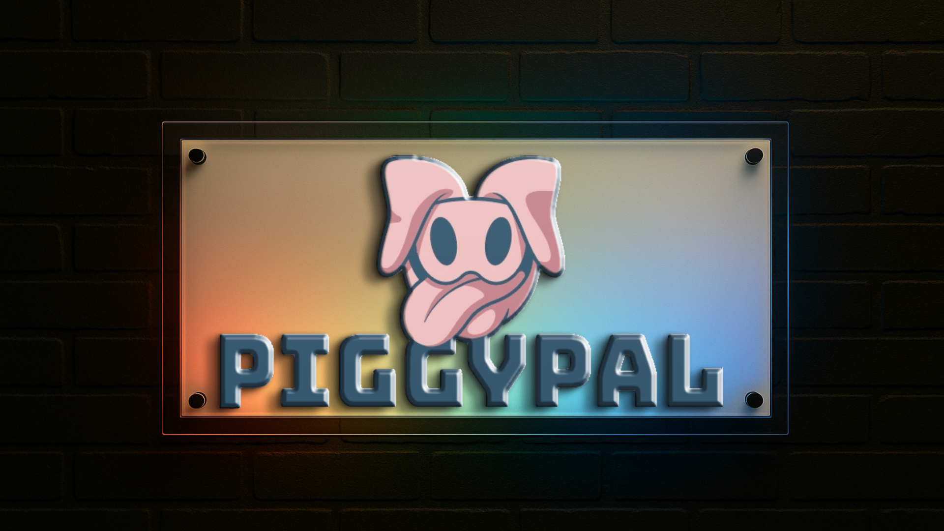 Custom PiggyPal LED Sign – 60” x 32” Statement Piece
