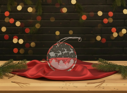 Holiday Glass Ornament