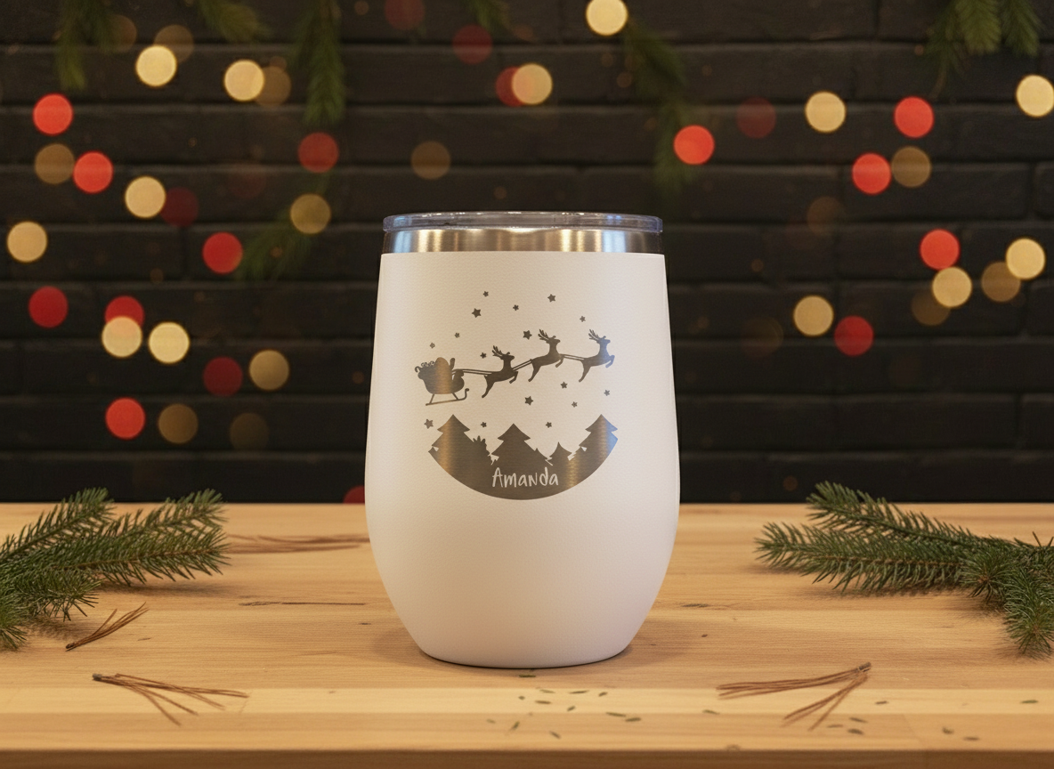 Holiday Sleigh tumbler preview