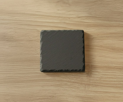 Square Slate Coasters (Set of 4)
