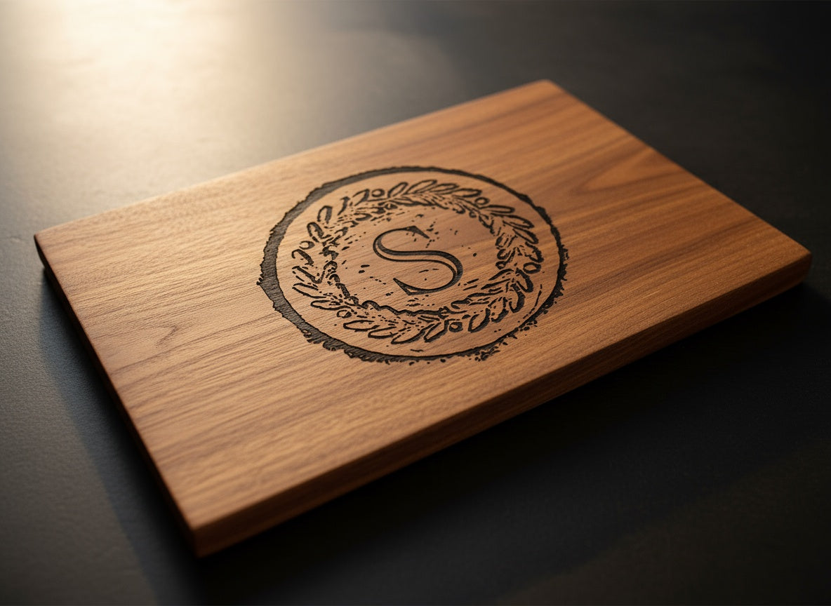 Monogram Emblem engraving preview