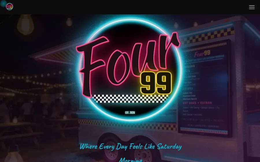 The live Four-99 site